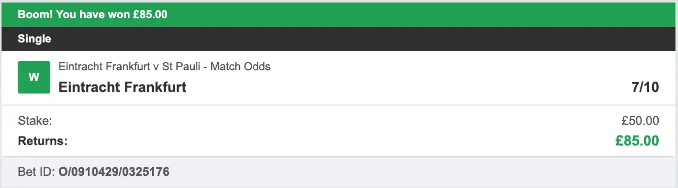 Bundesliga Winners - Winner 1 - 2025-10-26